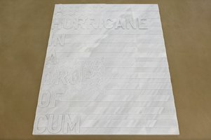 Rirkrit Tiravanija, untitled 2020 (a hurricane in a drop of cum) (two flags, 1962), 2020