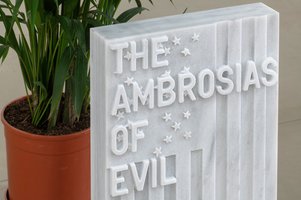 Rirkrit Tiravanija, untitled 2020 (the ambrosias of evil) (flag, 1971), 2020