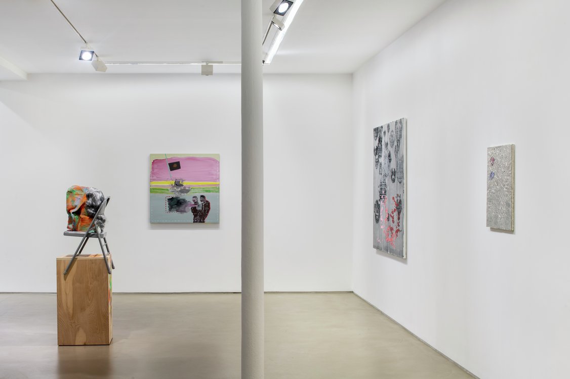 Greene Naftali Gallery at Galerie Chantal Crousel: Arrangement in Gray